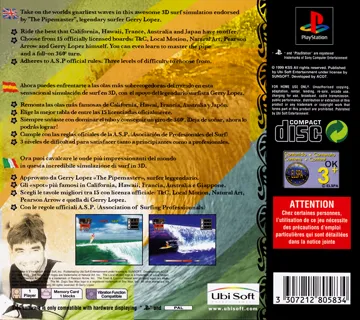 Max Surfing 2000 (JP) box cover back